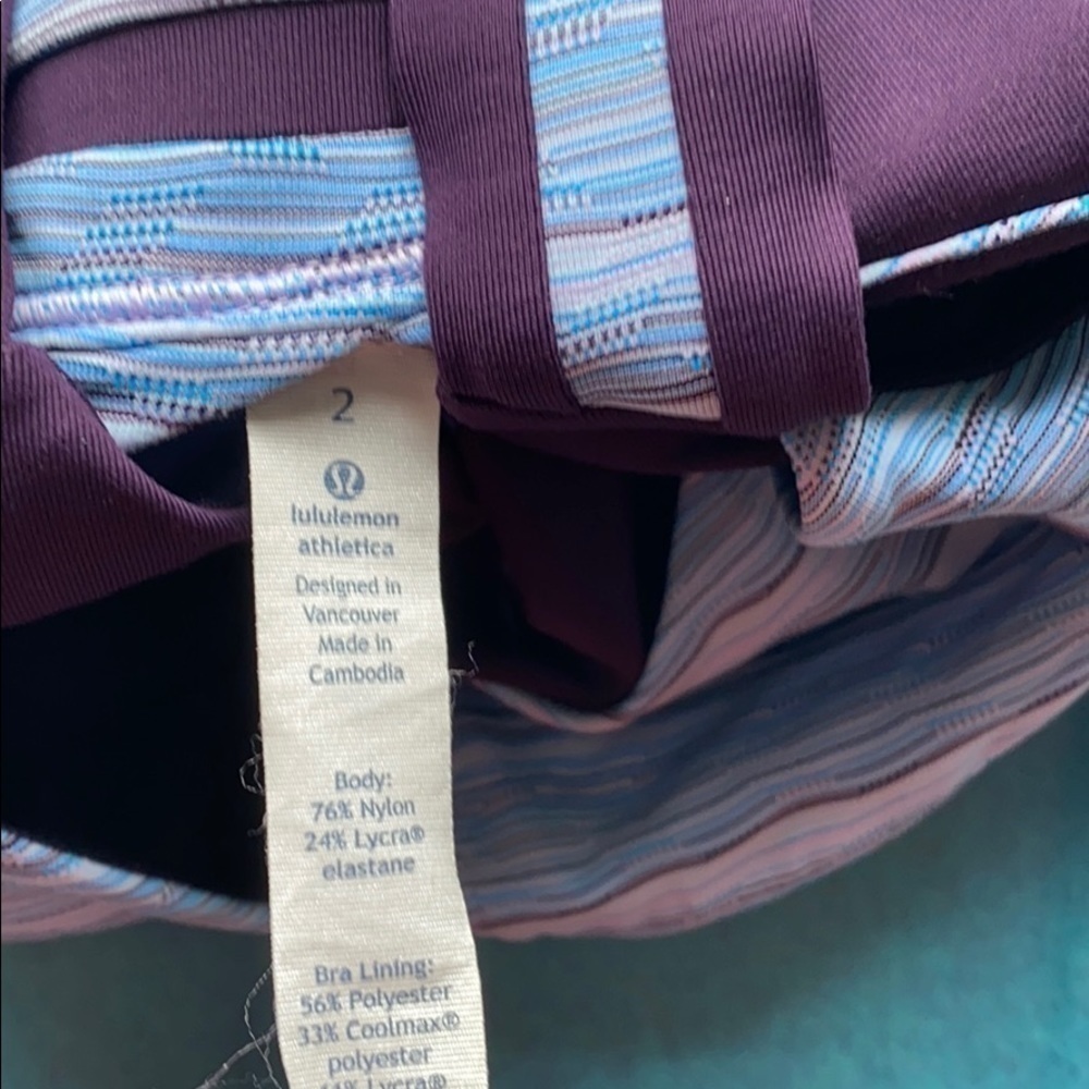 𝅺LULULEMON Rack Pack bra size 2 - Picture 4 of 4